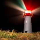 Leuchtturm auf Sylt bei Nacht