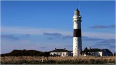 Leuchtturm auf Sylt in Kampen im Herbst 2016