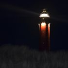 Leuchtturm auf Texel bei Nacht