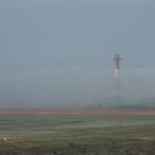 Leuchtturm auf Wangerooge im Sommernebel