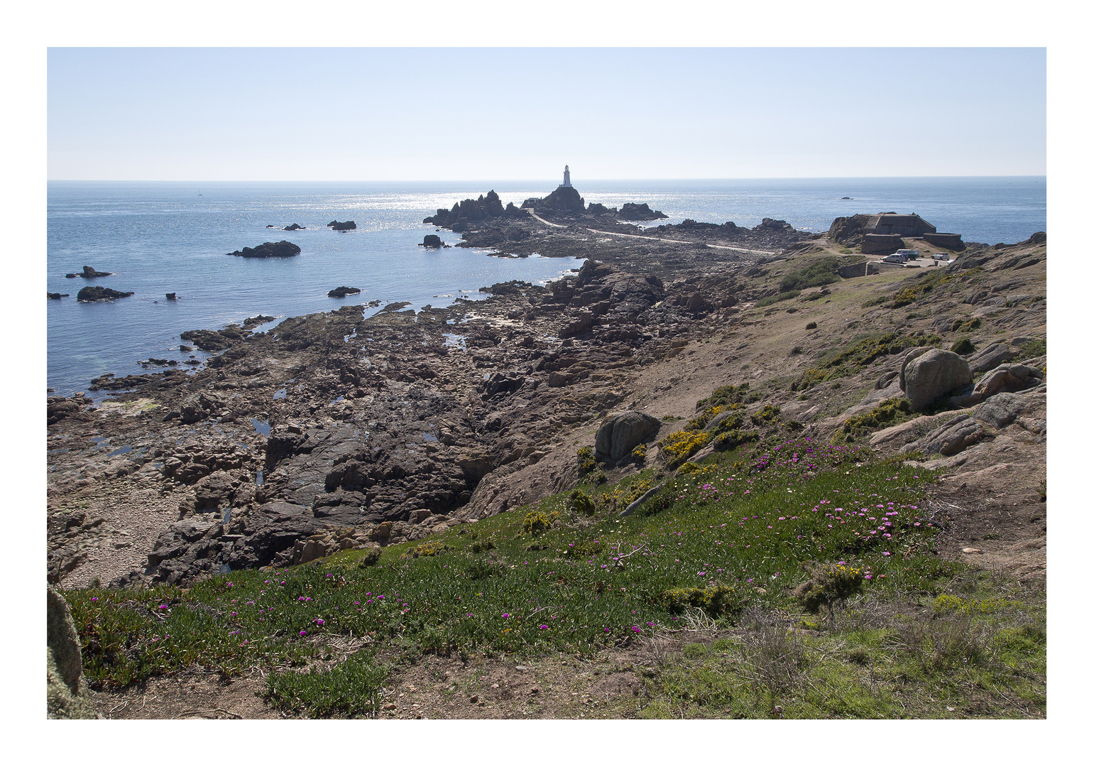 Leuchtturm bei Corbier Südküste von Jersey