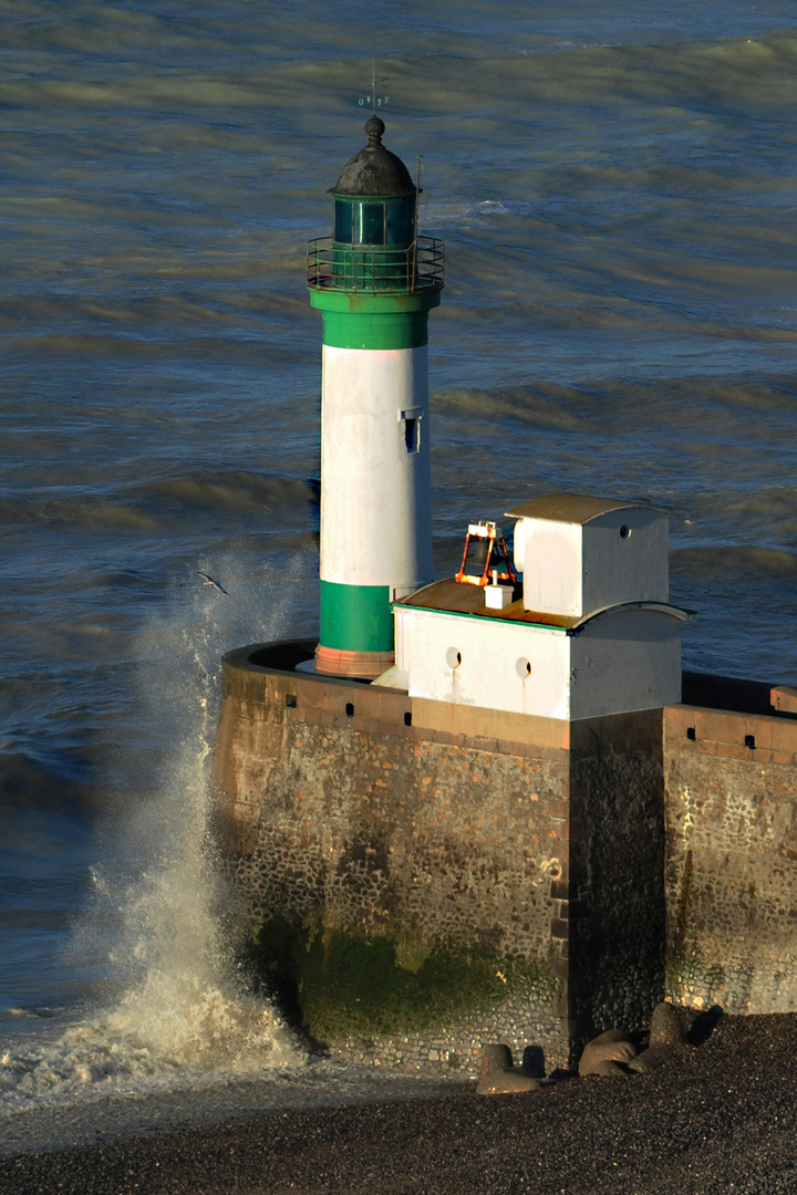 Leuchtturm bei Le Treport