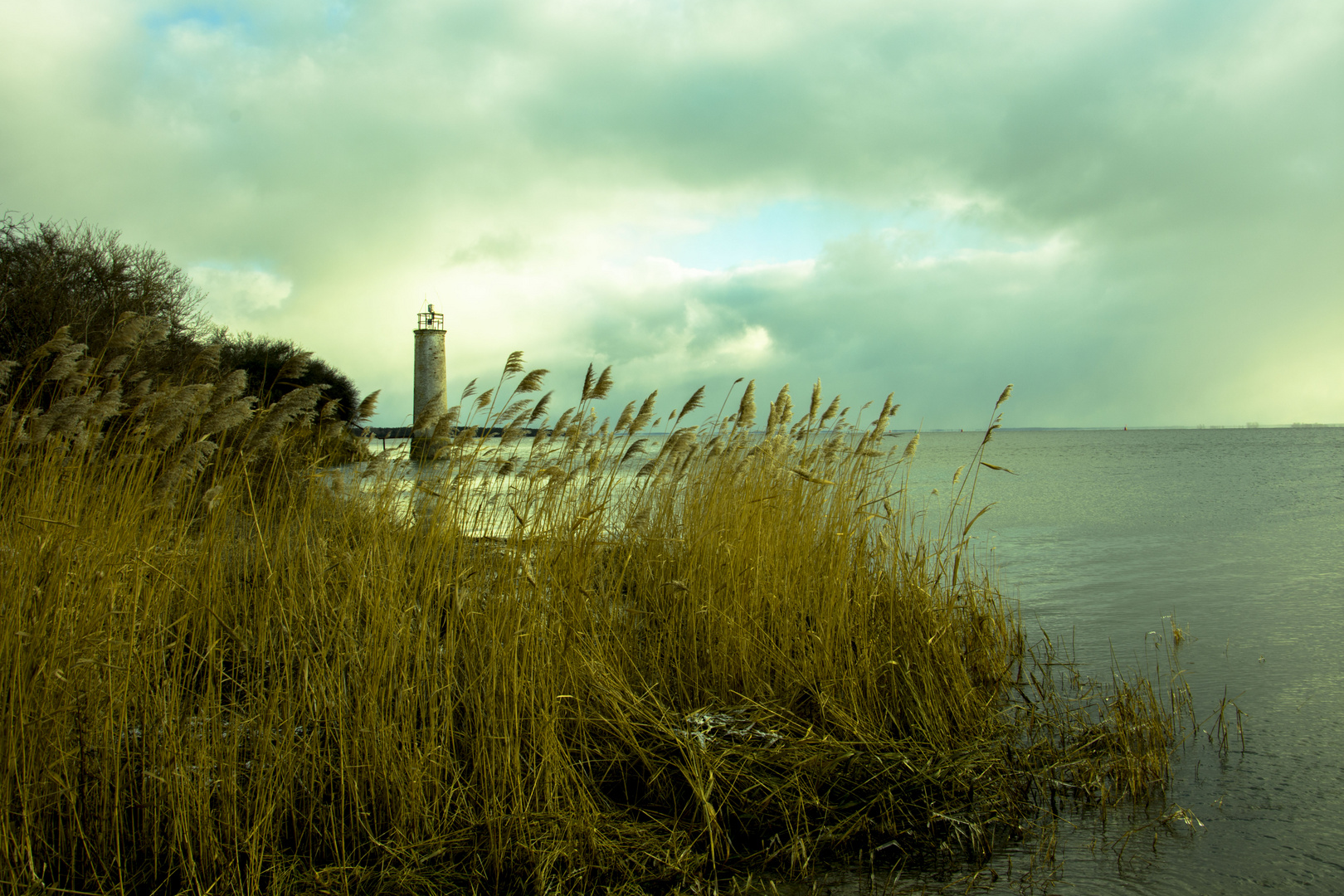 Leuchtturm bei Maltzien/Rügen