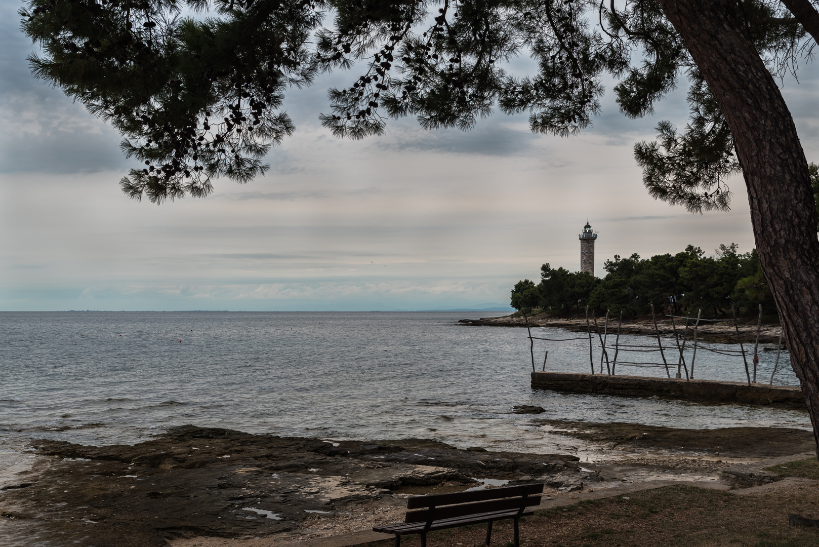 Leuchtturm bei Savudrija, Kroatien