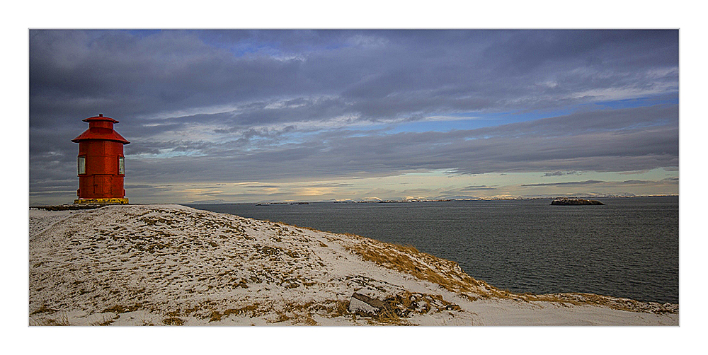 Leuchtturm bei  Stykkishólmur