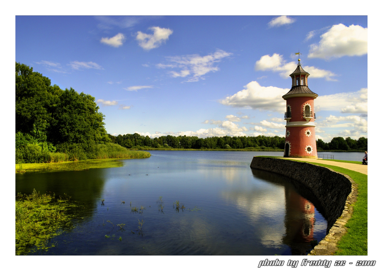 Leuchtturm beim Fasanenschlösschen in Moritzburg - August 2010