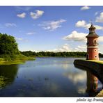 Leuchtturm beim Fasanenschlösschen in Moritzburg - August 2010