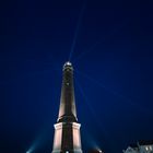 Leuchtturm Borkum bei Nacht