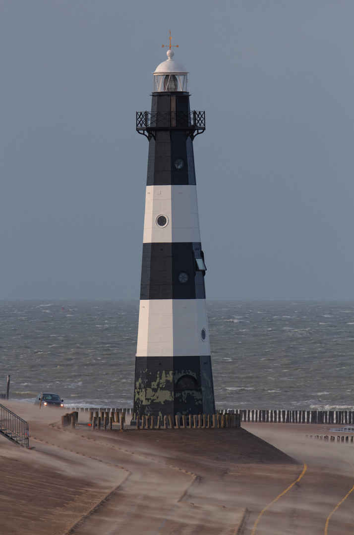 Leuchtturm Breskens im Januar 2015