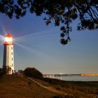 Leuchtturm Dornbusch im Lichte des Vollmondes