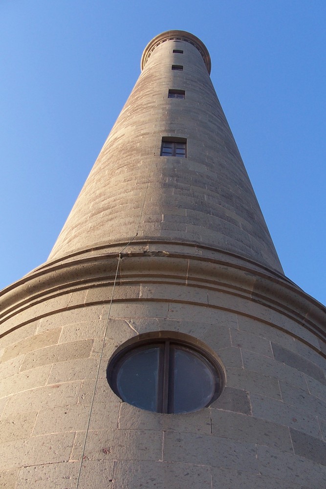 Leuchtturm Faro Maspalomas (Froschperspektive)