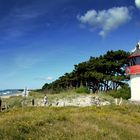 Leuchtturm Gellen im August