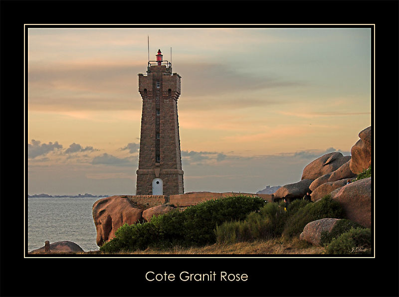 Leuchtturm Granit Rose