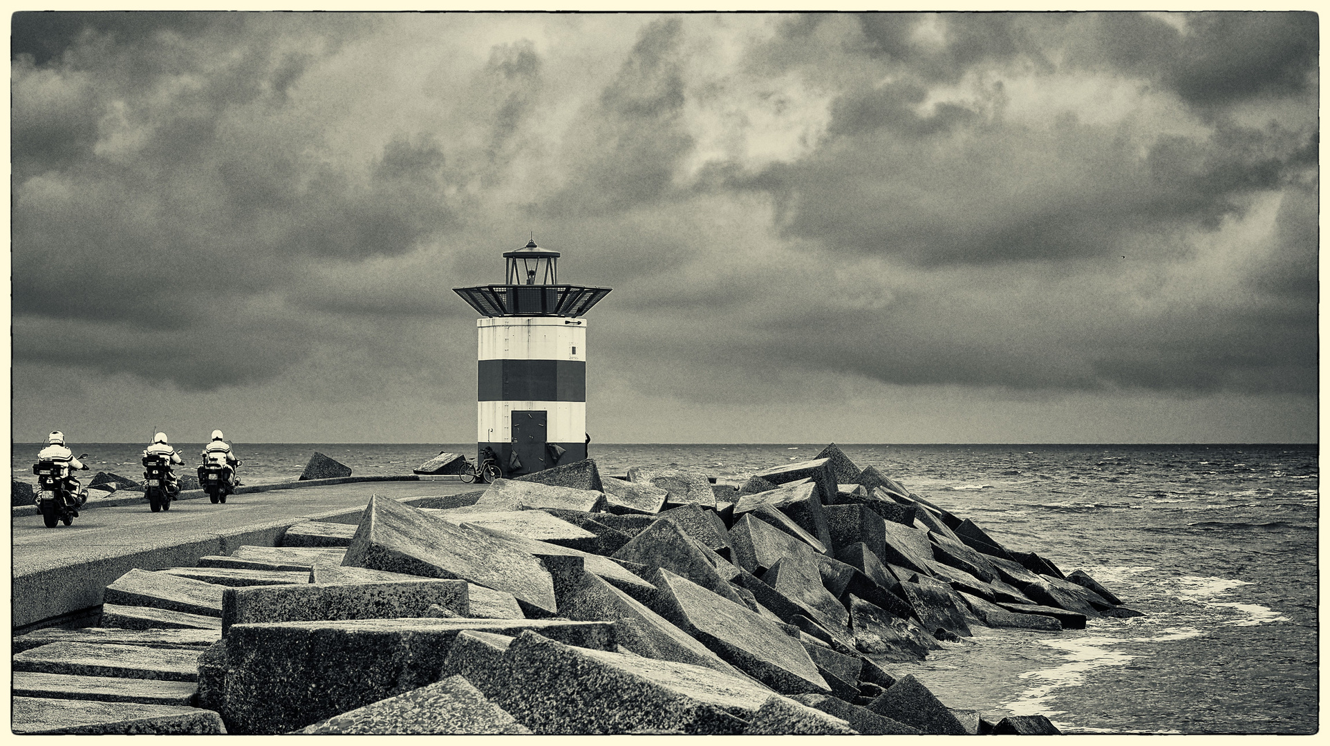 Leuchtturm Hafen Scheveningen