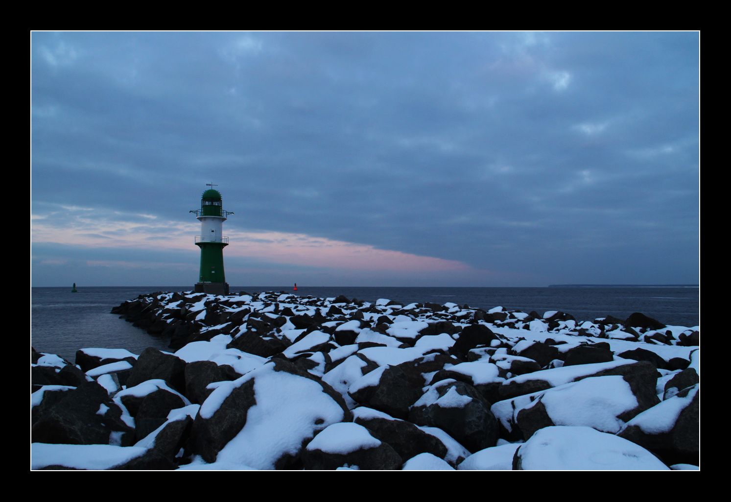 Leuchtturm im Abendlicht