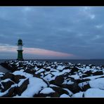 Leuchtturm im Abendlicht