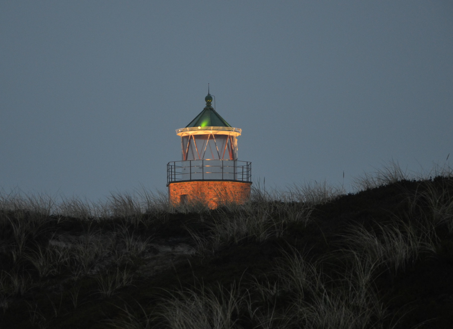 Leuchtturm im Abendlicht