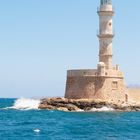 Leuchtturm im Hafen von Chania