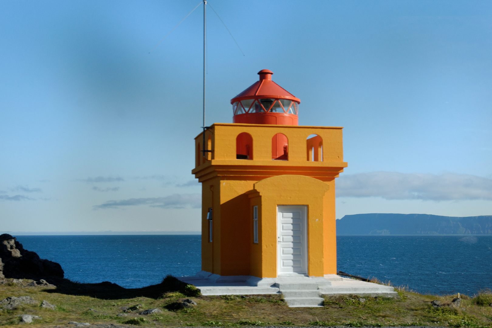 Leuchtturm im im Nordwesten Islands