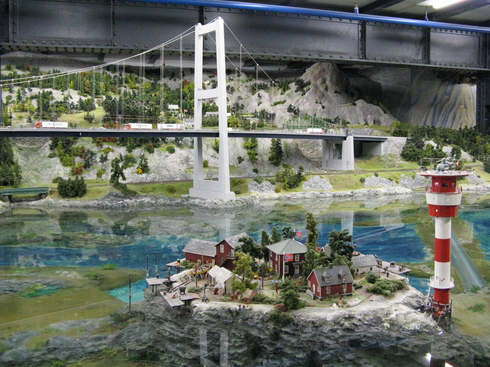 Leuchtturm im Miniatur Wunderland