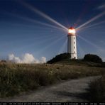 Leuchtturm im Mondlicht