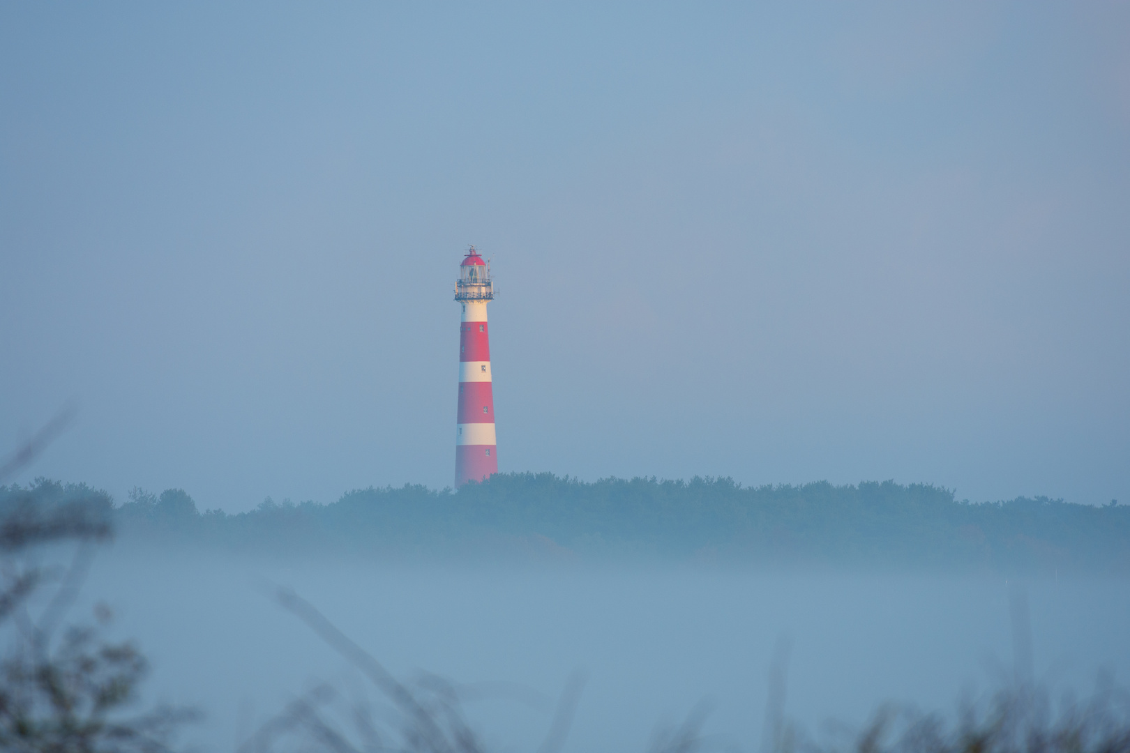 Leuchtturm im Nebel