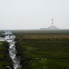 Leuchtturm im Nebel