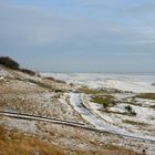 Leuchtturm im Schnee