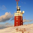 Leuchtturm im Schnee