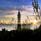 Leuchtturm im Sonnenuntergang