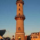 Leuchtturm im Sonnenuntergang 