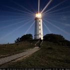 Leuchtturm im Vollmondlicht