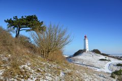 Leuchtturm im Winter