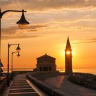 "Leuchtturm" in Caorle am Morgen