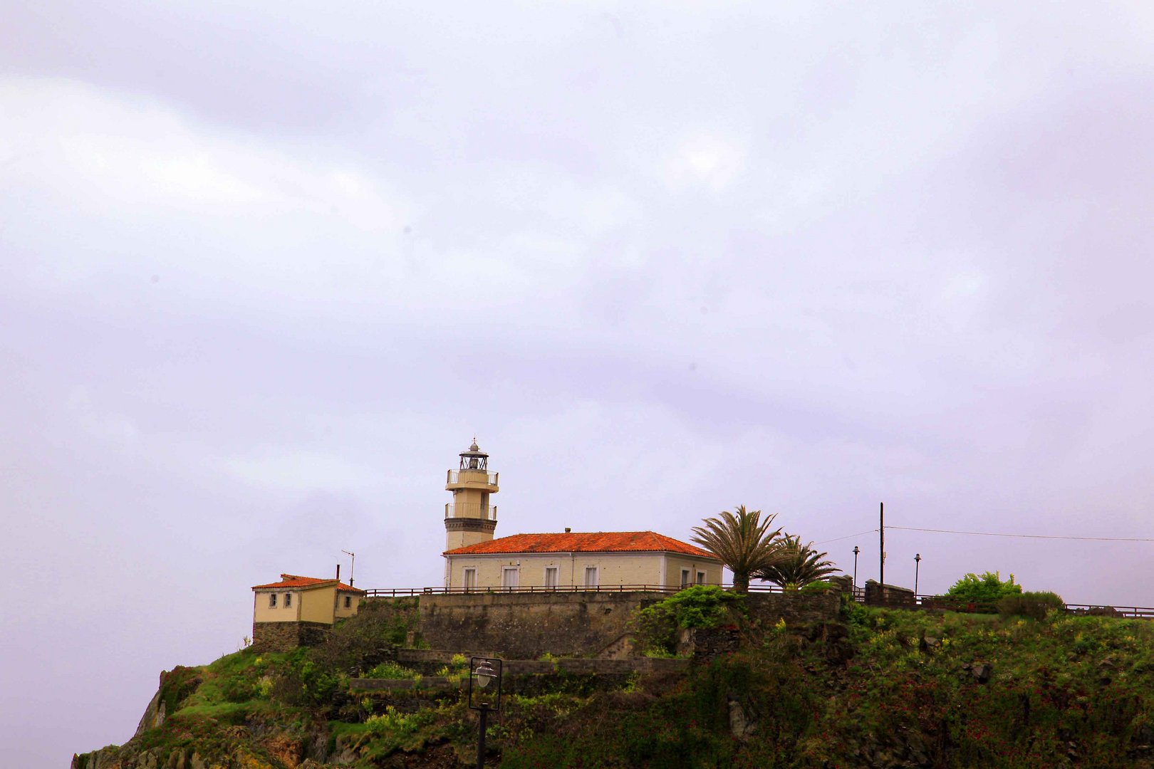 Leuchtturm in Cudillero Spanien