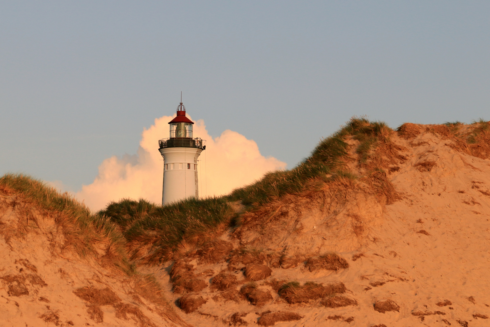 Leuchtturm in der Abendsonne