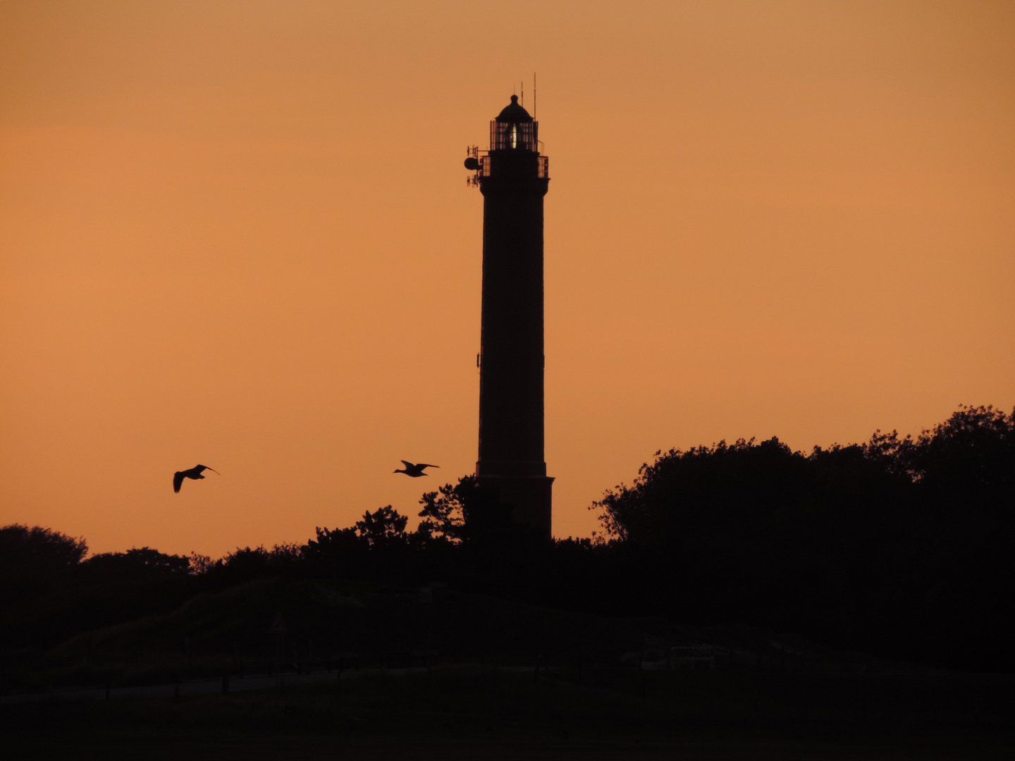 Leuchtturm  in der Morgendämmerung