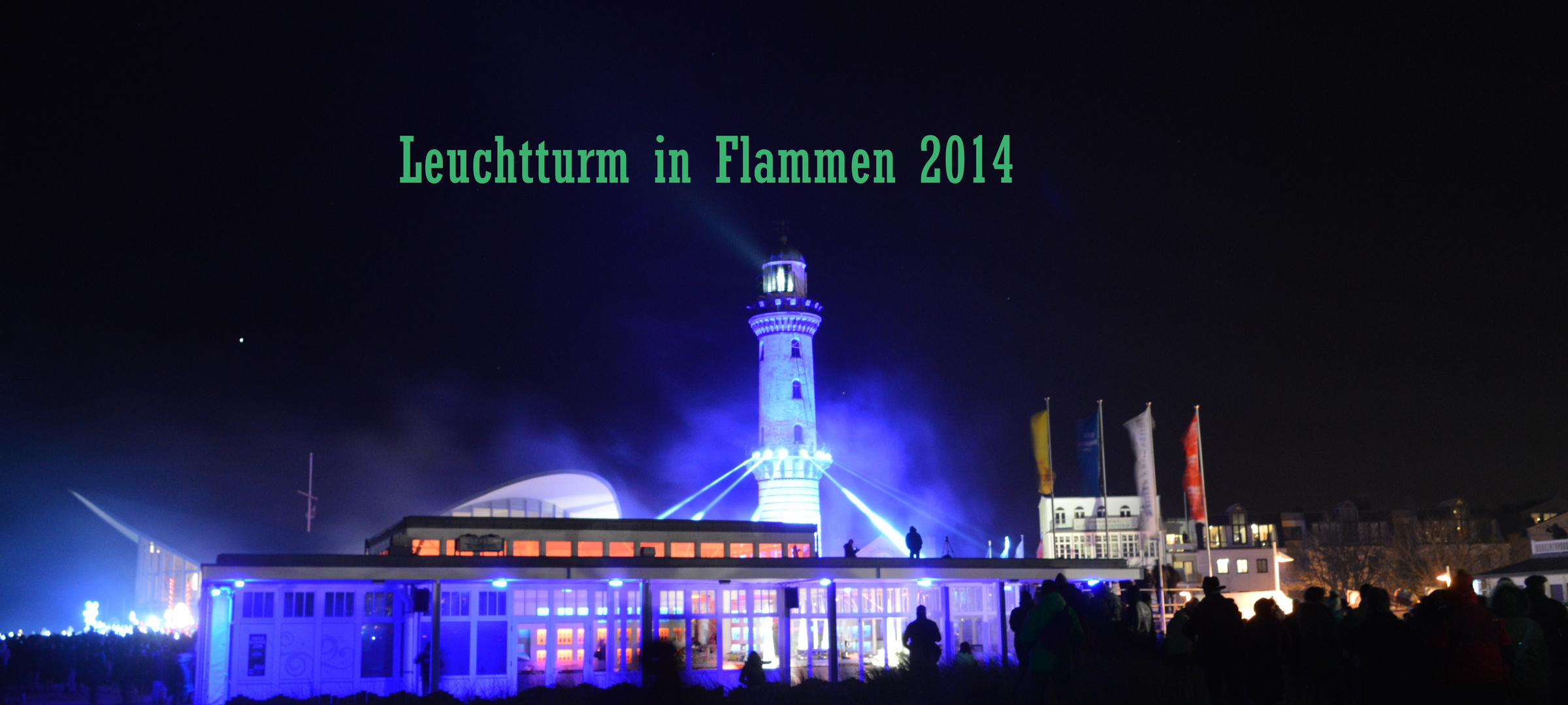 Leuchtturm in Flammen