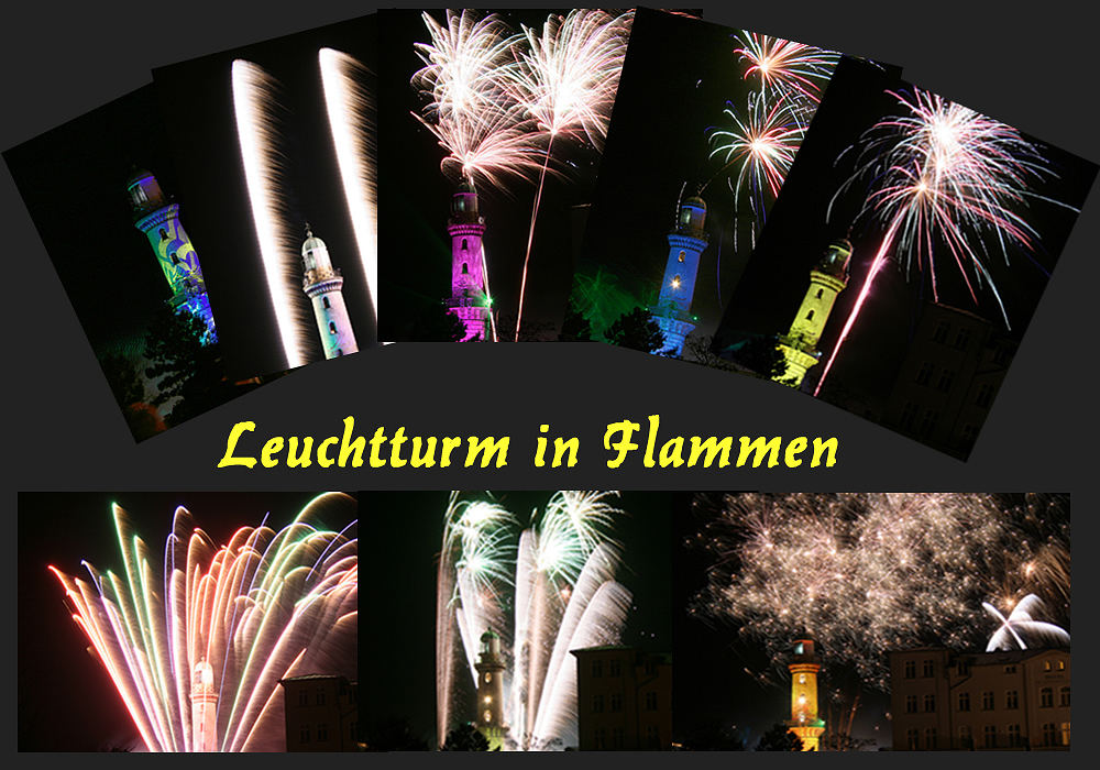 Leuchtturm in Flammen IV