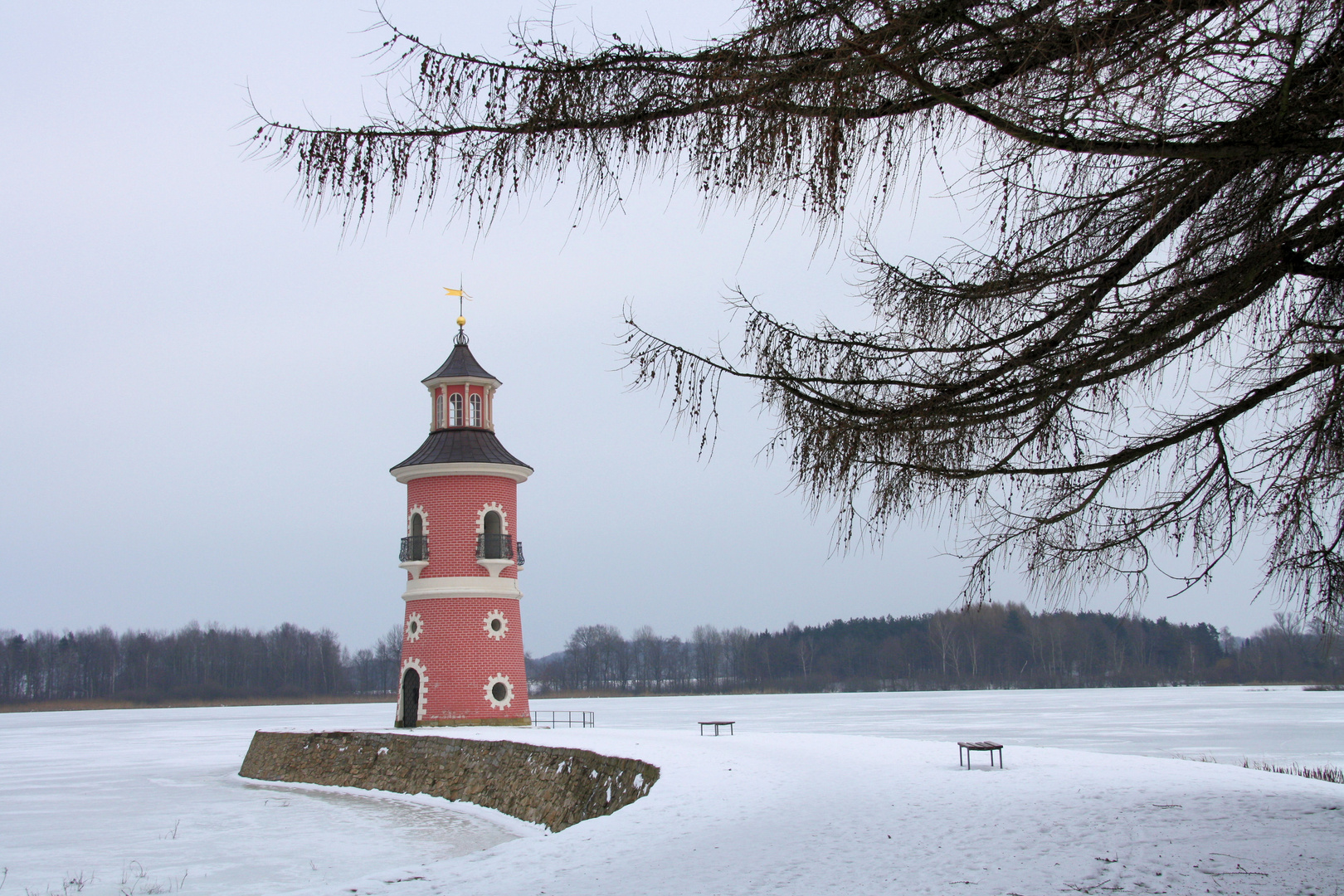 Leuchtturm in Moritzburg bei Dresden