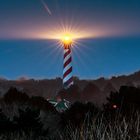 Leuchtturm in Niuew Haamstede in Zeeland