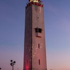 Leuchtturm in Noordwijk zum Jahreswechsel