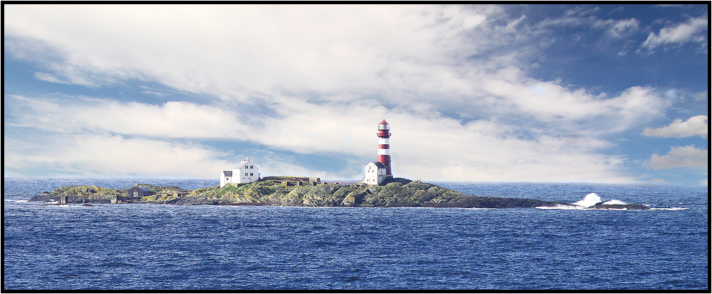 Leuchtturm in Norwegen bei Sandnes