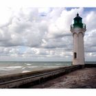 Leuchtturm in St. Valerie en Caux ( Normandie )