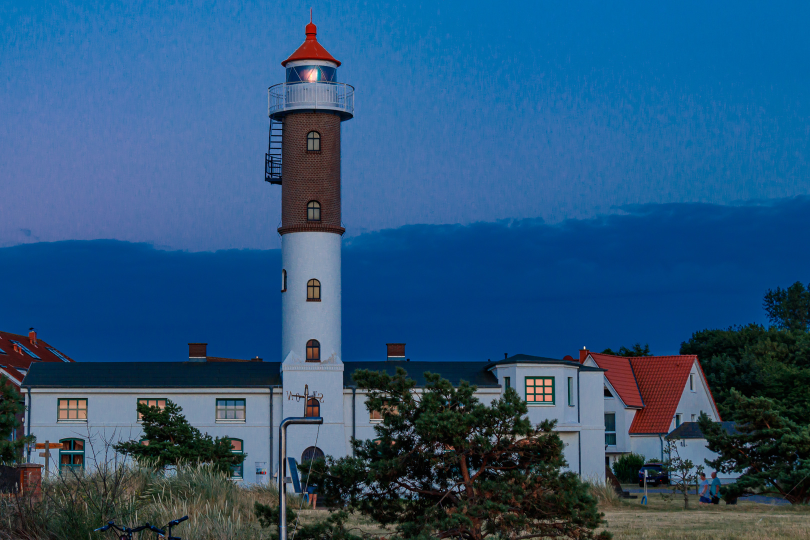 Leuchtturm in Timmendorf/ Insel Poel zur Blauen Stunde