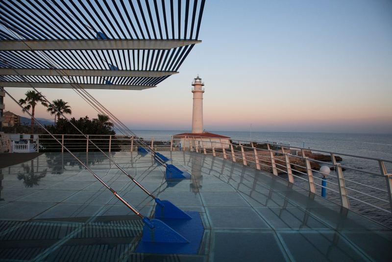 Leuchtturm in Torrox Costa