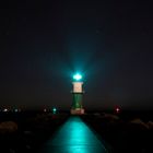 Leuchtturm in Warnemünde ....