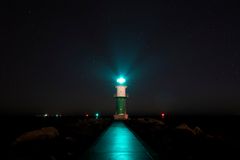 Leuchtturm in Warnemünde ....