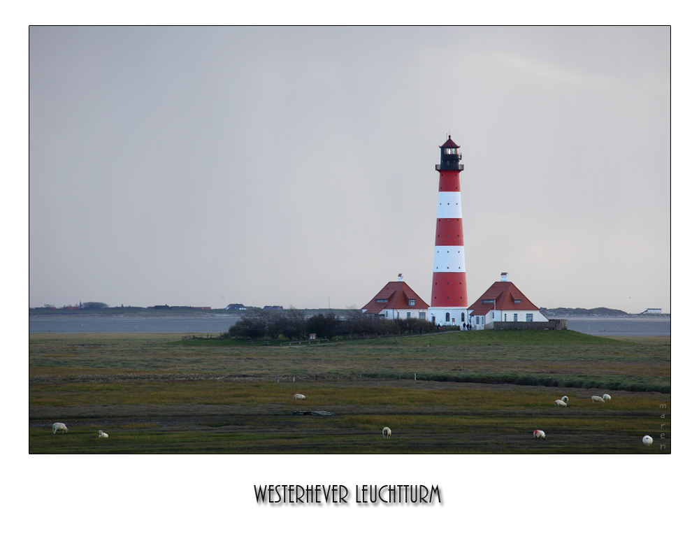 Leuchtturm in Westerhever