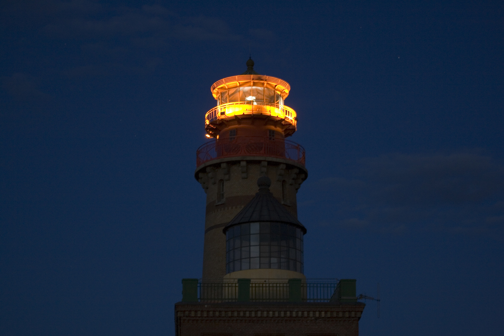 Leuchtturm Kap Arkona bei Nacht